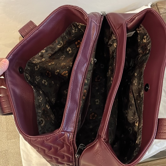 Lug Tempo classic VL tote bag in wine - Picture 4 of 14